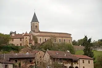 The church in Lournand