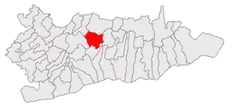 Location in Călărași County