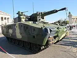 The first ever serial produced Lynx KF41 wearing the colors of the Hungarian Army