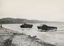 Māhia Peninsula Amphibious Training beach in New Zealand