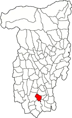 Location in Vâlcea County