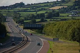 M2 (outward) at Templepatrick - geograph.org.uk - 242279.jpg