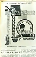Mieczysław Szczuka, Photomontage, published on the 10th anniversary of his death in Signals Magazine, 1937.