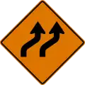 CW1-4b (D) Double lane shift (right)