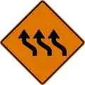 CW1-4c (I) Triple lane shift (left)