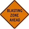 CW22-1 Blasting zone (distance) ahead