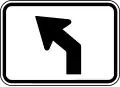 M5-2 (I) Advance Left Turn Arrow (45 Degree Angle)