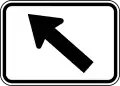 M6-2 (I) Diagonal Left Directional Arrow