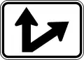 M6-7 (D) Straight And Diagonal Right Directional Arrow
