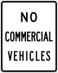 R5-4 No commercial vehicles