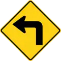 W1-1 (I) Turn left