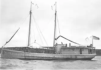USFS Eider, "Pribilof tender" from 1919 to 1930.