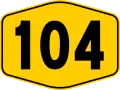 Federal Route 104 shield