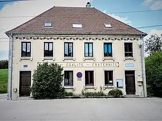 The town hall in Petite-Chaux