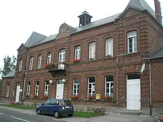 The town hall in Haut-Lieu