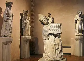 Sculptures by the Master of Rieux - In the foreground, Jean Tissendier, bishop of Rieux