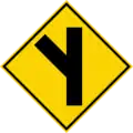 Road junction on the left