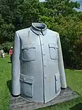 A sculpture of Mao's coat displayed at the RHS Gardens Wisley in the United Kingdom, 2008