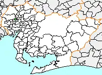 Location of Kiyosu Town in Aichi Prefecture