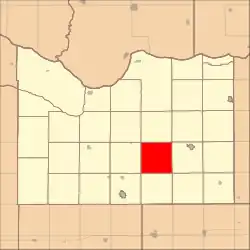 Location in Knox County