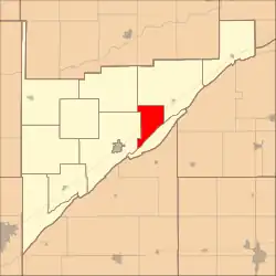 Location in Merrick County