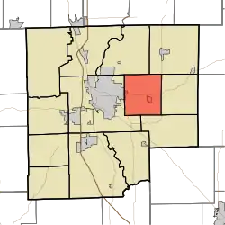 Location in Bartholomew County