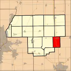 Location in Woodford County