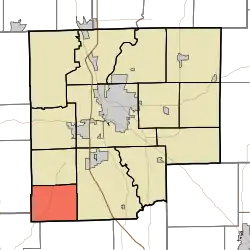 Location in Bartholomew County