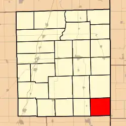 Location in Iroquois County