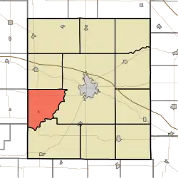 Location in Montgomery County