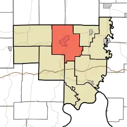 Location of Sterling Township in Crawford County