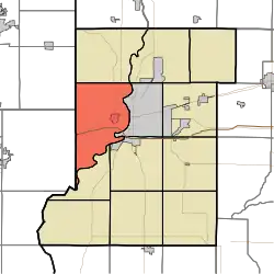 Location in Vigo County