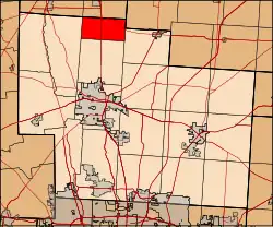 Location of Marlboro Township in Delaware County