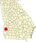 State map highlighting Randolph County