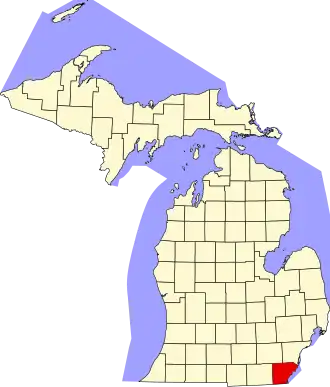 Monroe County map