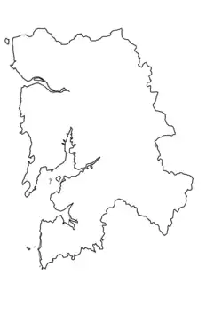 Map showing the extent of MMR