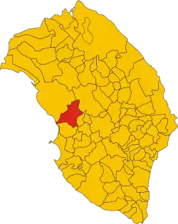 Galatone within the Province of Lecce