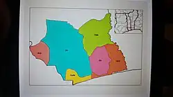 Maritime Prefectures Showing Golfe (in yellow).