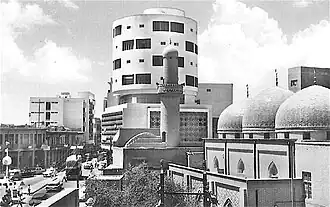 The Building along with Murjan Mosque during the 1960s