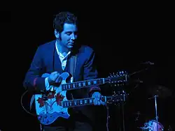 Martin Tielli performing with the Rheostatics at Massey Hall in Toronto, Ontario, 2007