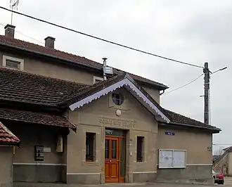 The town hall in Martinvelle