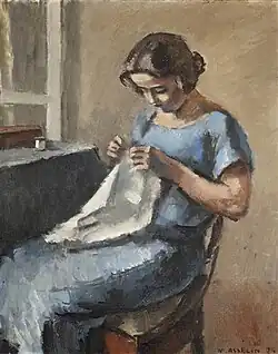 Femme à la couture (Woman Sewing) (1924)