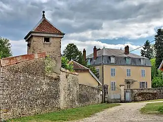 The chateau in Maussans