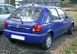 Mazda 121 5-door hatchback (pre-facelift; pre-1997 logo)