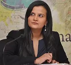 Pant at the Mumbai book launch of her novel One & A Half Wife