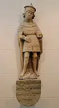 Meister Hartmann, The duke of Saxony, Ulm,  1420-25, sandstone