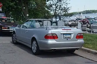 A208 Rear view (CLK 320)