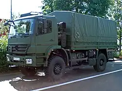 Mercedes Benz Axor 1829 A 4x4 of the Bundeswehr
