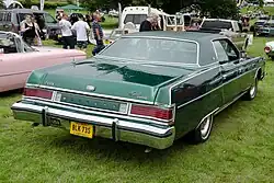 1978 Marquis Brougham four-door pillared hardtop, rear view