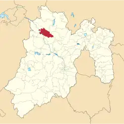 Location in the State of Mexico